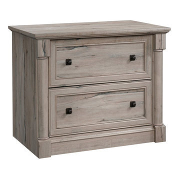 Sauder Palladia Contemporary Wood 2-Drawer Lateral File Cabinet in Split Oak