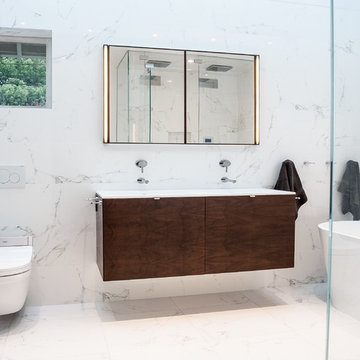 Contemporary bathroom renovation