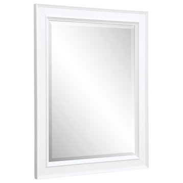 Napa 28" Wall Mirror, White