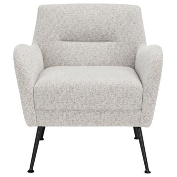 Safavieh Tilbrook Arm Chair, Light Grey/Black