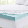Sleep Philosophy 3" Gel Memory Foam With Cooling Cover Mattress Topper