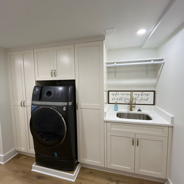 After picture of the new laundry room