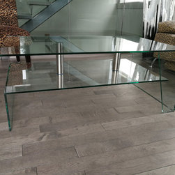 Custom Made Glass Coffee Table - Coffee Tables