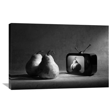 "Adult TV 2" Stretched Canvas Giclee by Victoria Ivanova, 36x24"