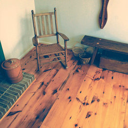 Reclaimed White Pine Flooring - Distressed Grade - Hardwood Flooring