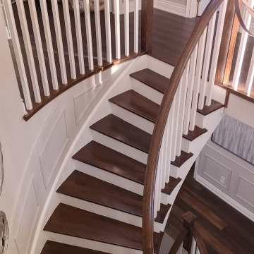Old English Ln. Staircase Refinishing