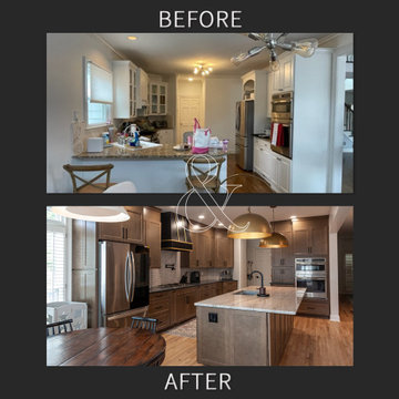 MAPLE LATTE KITCHEN REMODEL