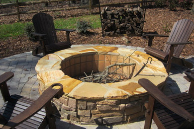 Elegant patio photo in Charlotte