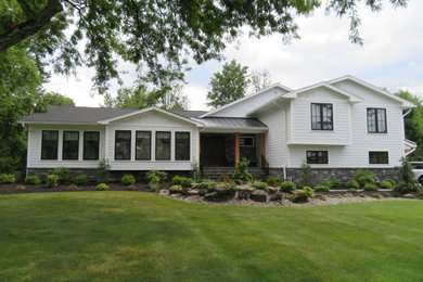 Arts and crafts exterior home photo in New York