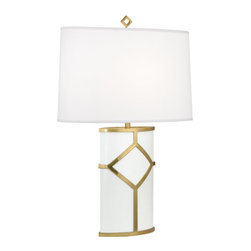 Robert Abbey Diamond Table Lamp - Table Lamps