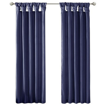 100% Polyester Twist Tab Lined Window Curtain, MP40-6316