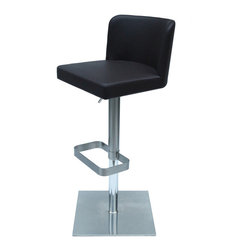 Grace Swivel Hydraulic Stool | Brown - Bar Stools And Counter Stools