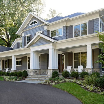Arts and Crafts Custom Home With A Modern Flair by Meridian Homes