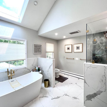 Transitional Bathroom With A Modern Touch