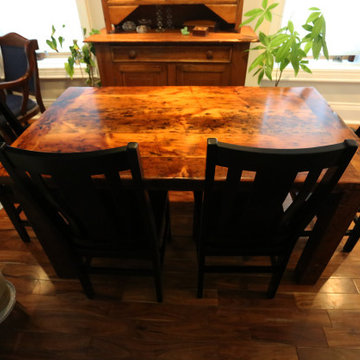 Reclaimed Wood Harvest Tables