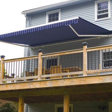 Retractable Awning with 13' Projection over Deck