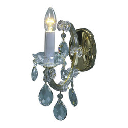 Inviting Home Inc. - Maria Theresa Crystal Sconce, Traditional Crystal - Wall Sconces