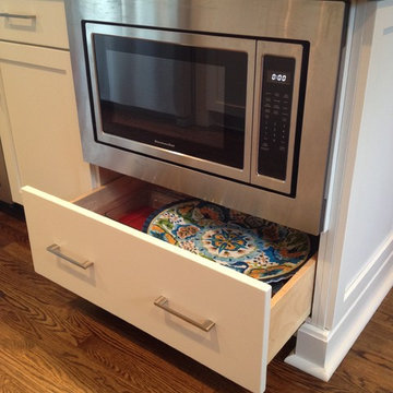 Deep Drawer Beneath Microwave