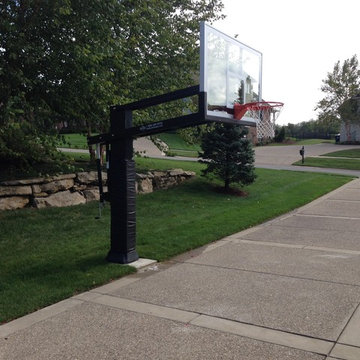 David R's Pro Dunk Diamond Basketball System on a 60x35 in Louisville, KY