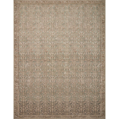 Angela Rose x Loloi Aubrey Sage / Bark 7'-6" x 7'-6" Round Area Rug