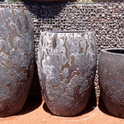 Feature Pots - Tall Egg Planters - Outdoor Products