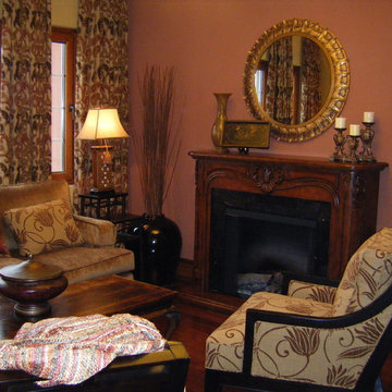 Rooms – Living Rooms - With Antique Chinese Design Elements