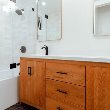 Idora Ave., San Francisco Dual Bathroom Remodel