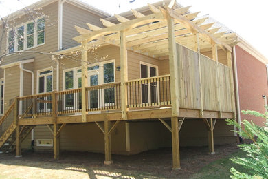 Example of an exterior home design in Atlanta