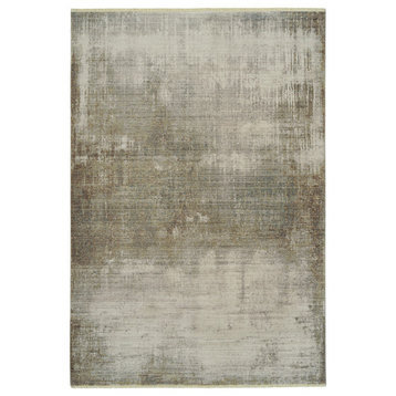 Kaleen Scottsman Collection Indoor Polyester Area Rug, Silver, 2'x3'
