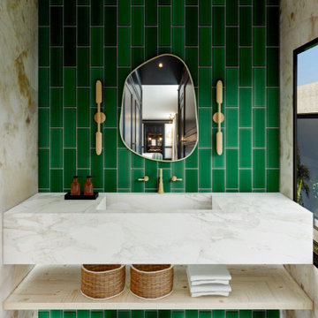 Brassy Gold Organik Mirror by Irregular Mirrors Collection