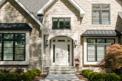 Inspiration for a modern exterior home remodel in Other