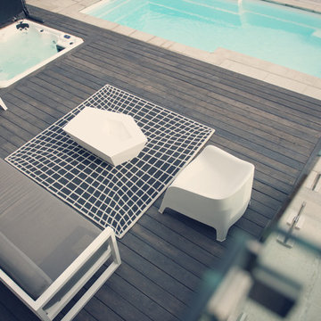 Modern Backyard in Hampstead