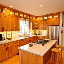 Quarts counter tops.