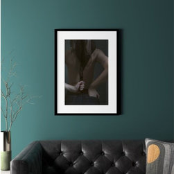 back pocket with black frame 23.5"x31.5" | CB2 - Fine Art Prints