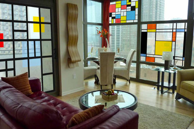 STAINED GLASS EFFECT