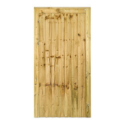Elite Featheredge Green Gate - Home Fencing And Gates