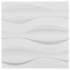 19 5/8"W x 19 5/8"H Thompson EnduraWall Decorative 3D Wall Panel, White