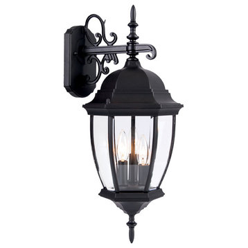 Acclaim Lighting 5012 Wexford 3 Light 22.5"H Outdoor Wall Sconce - Matte Black