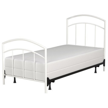 Hillsdale Furniture Julien Twin Metal Bed Textured White