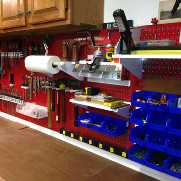 Wall Control Red Master Workbench Kit For Tool Storage