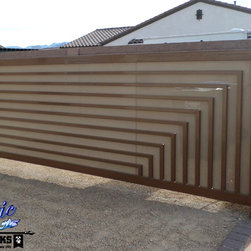 Escher - Wrought Iron Driveway Gate - Home Fencing And Gates