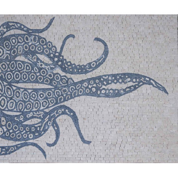 Marble Mosaic Art - Octopus Mosaic