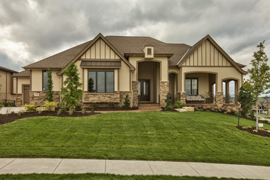 Photo of a transitional exterior in Omaha.