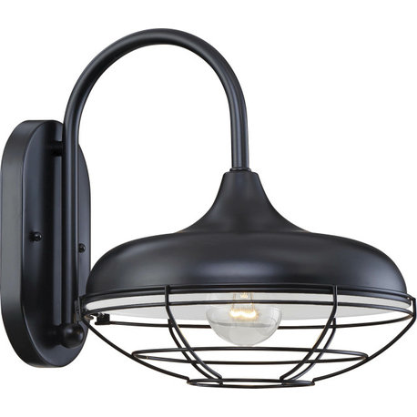 R Series Wall Sconce 5441 Satin Black