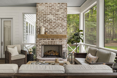 Inspiration for a porch remodel in Charlotte