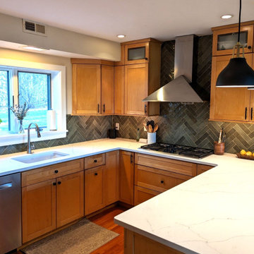 Equipe Tribeca Sage Green Backsplash Tile