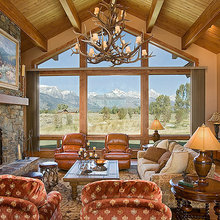 country house - living room