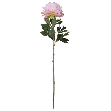 Faux Peony Artificial Flower or Plant, Pink