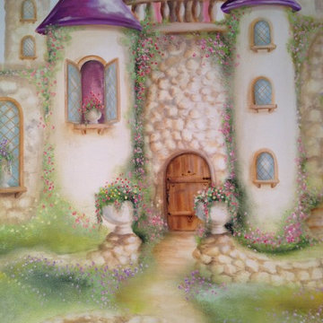 Princess Castle Playroom for Twin Girls