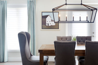 Dining room - cottage dining room idea in Toronto